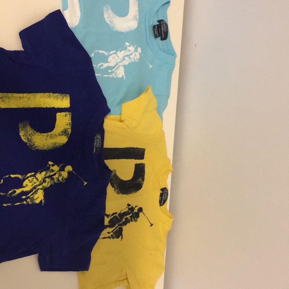 3 Boys Ralph Lauren Polo T-Shirts